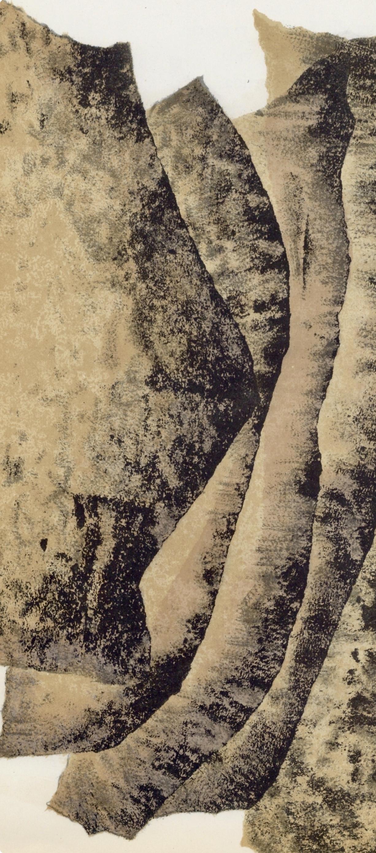 Chillida, Composition, Derrière le miroir (after) - Print by Eduardo Chillida