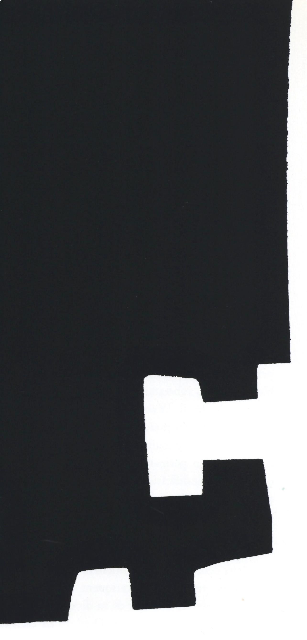 Chillida, Composition, Derrière le miroir (après) - Print de Eduardo Chillida