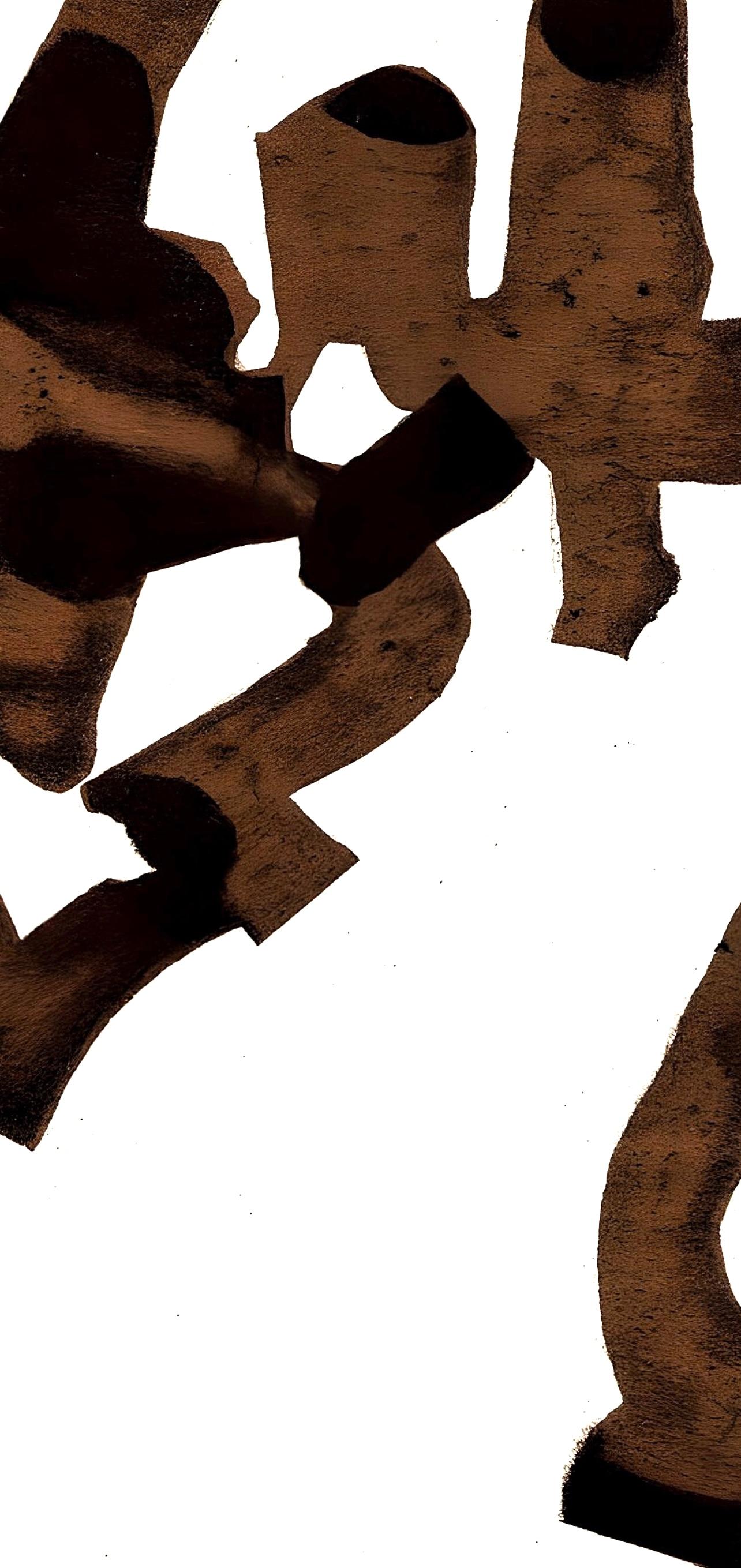 Chillida, Composition, Derrière le miroir (after) - Print by Eduardo Chillida