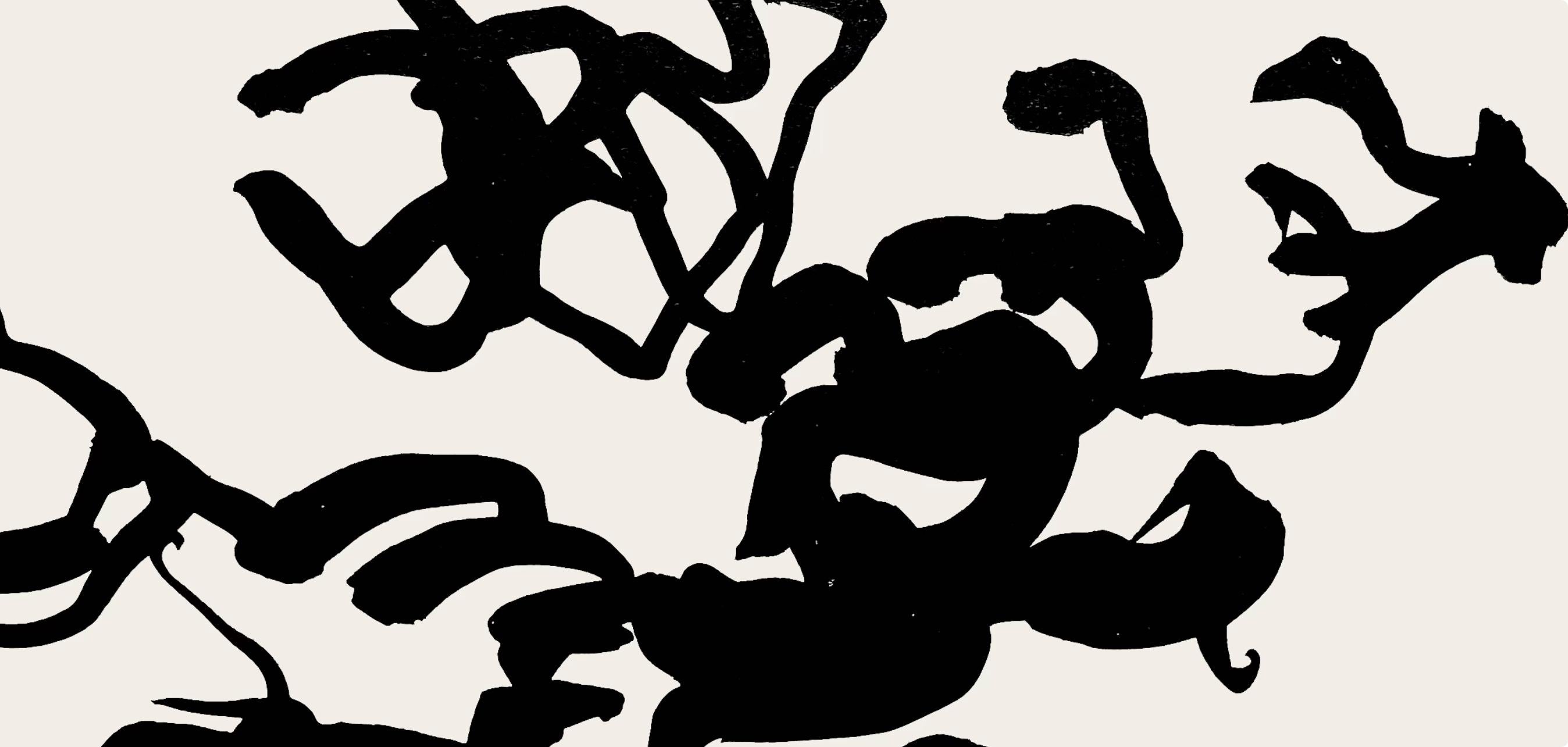 Chillida, Komposition, Derrière le miroir (nach) (Moderne), Print, von Eduardo Chillida