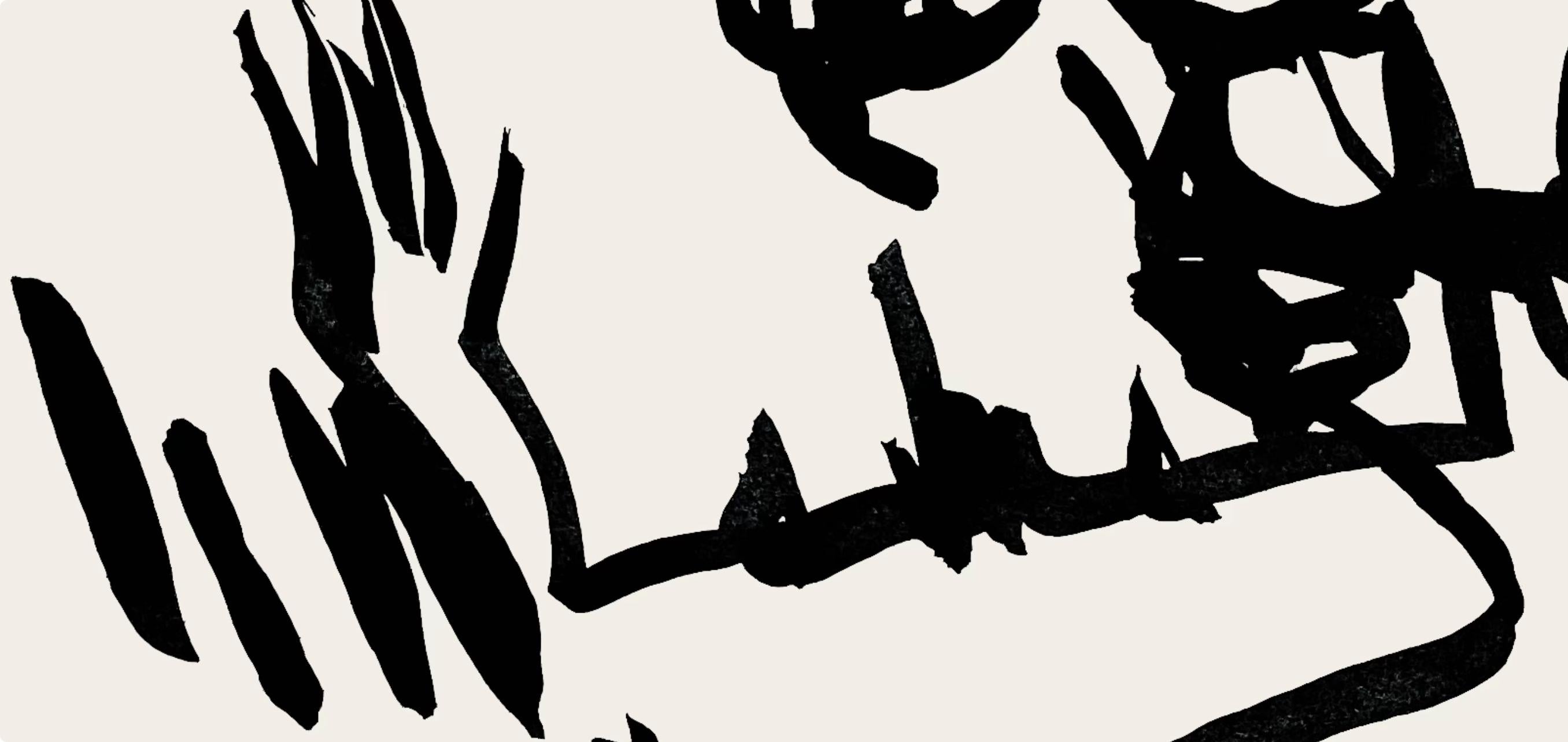 Chillida, Komposition, Derrière le miroir (nach) (Moderne), Print, von Eduardo Chillida