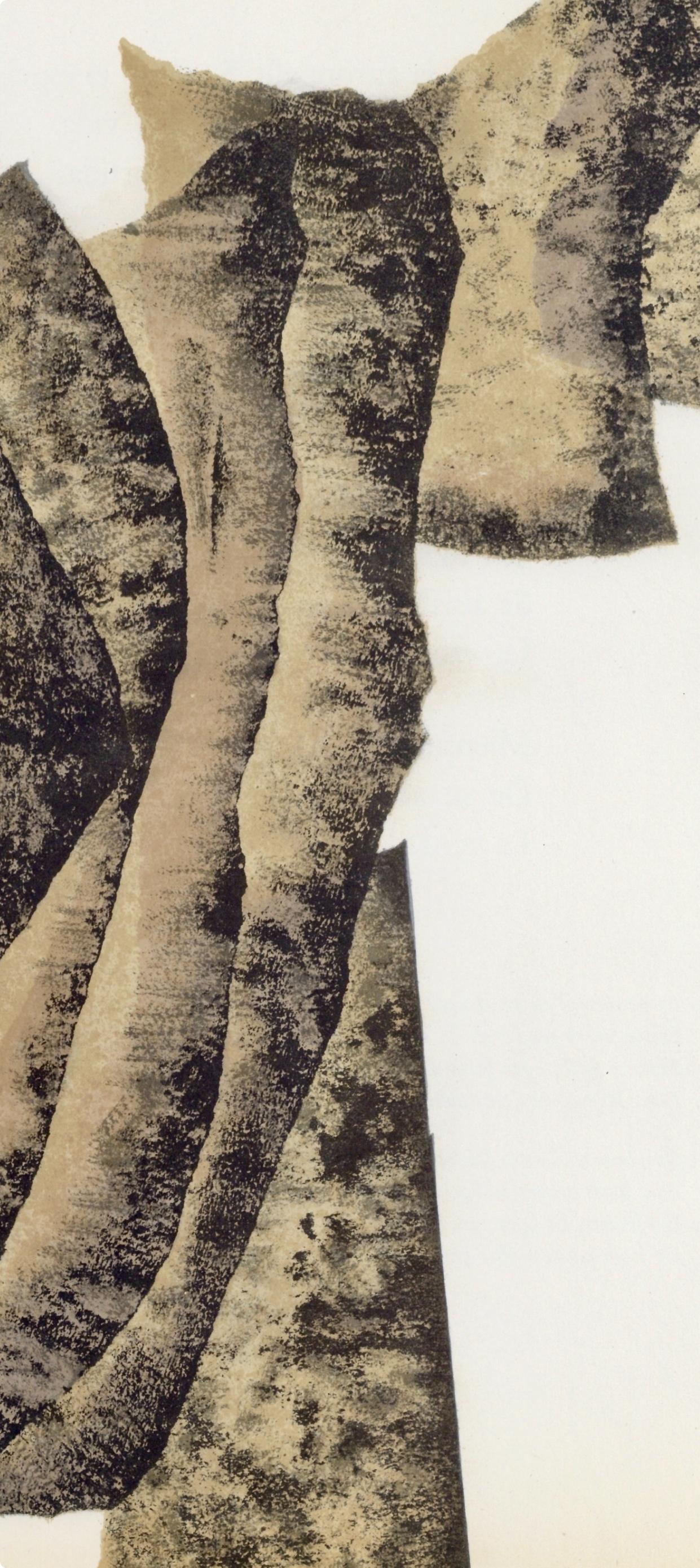 Chillida, Composition, Derrière le miroir (after) - Modern Print by Eduardo Chillida