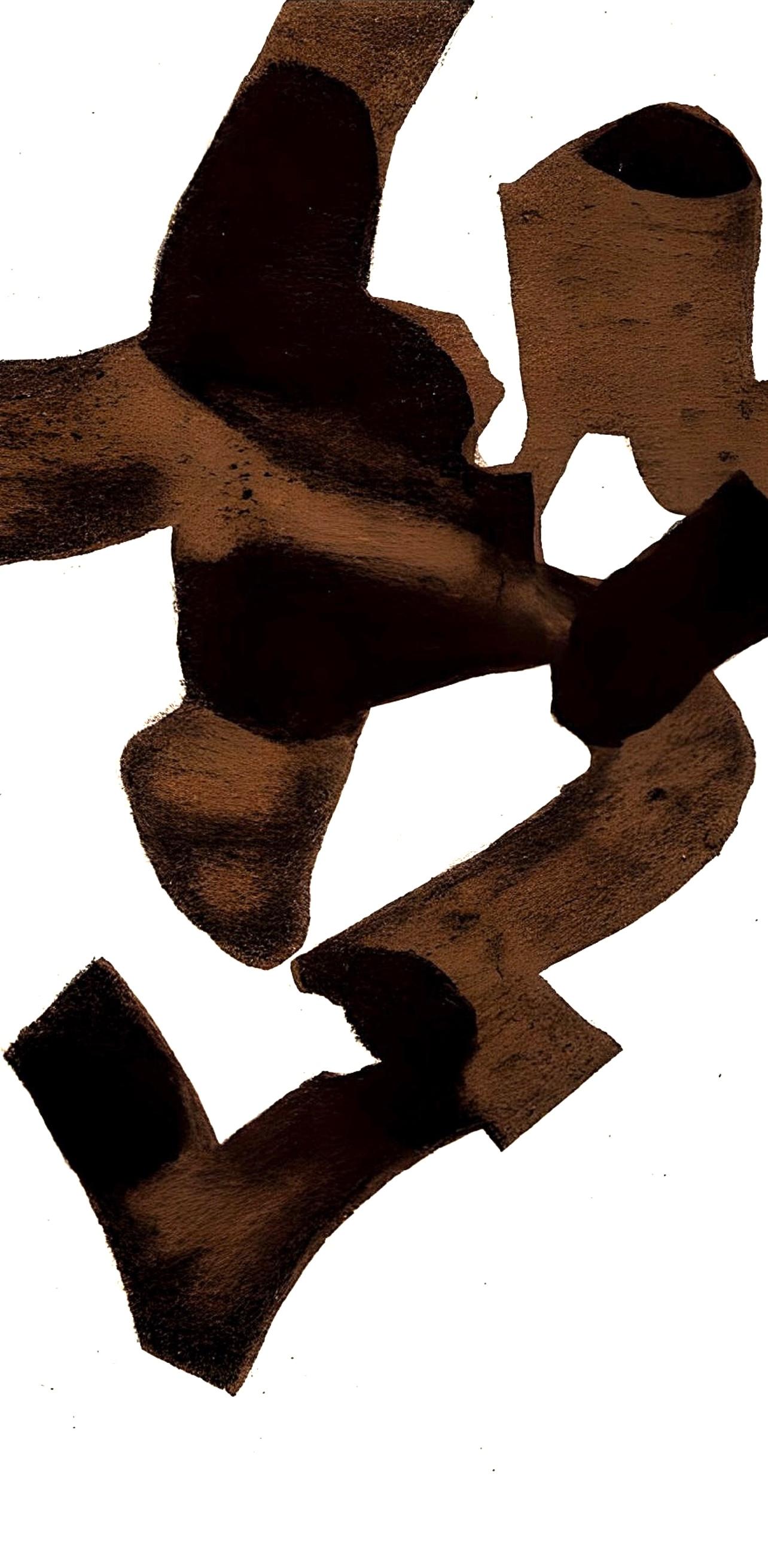 Chillida, Composition, Derrière le miroir (after) - Modern Print by Eduardo Chillida