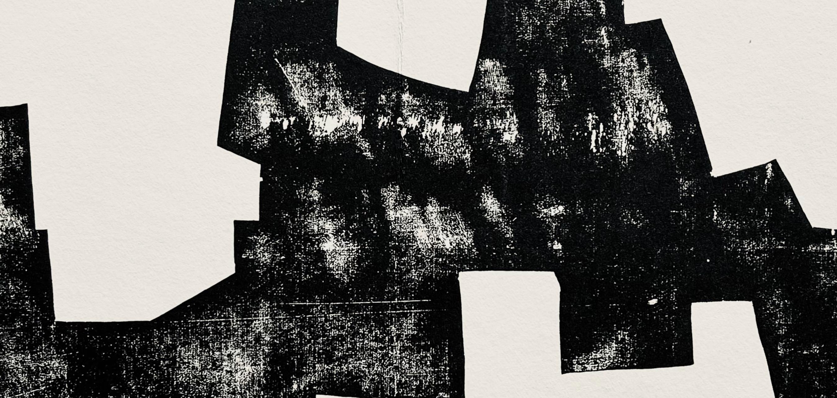 Chillida, Composition, Derrière le miroir (après) - Moderne Print par Eduardo Chillida