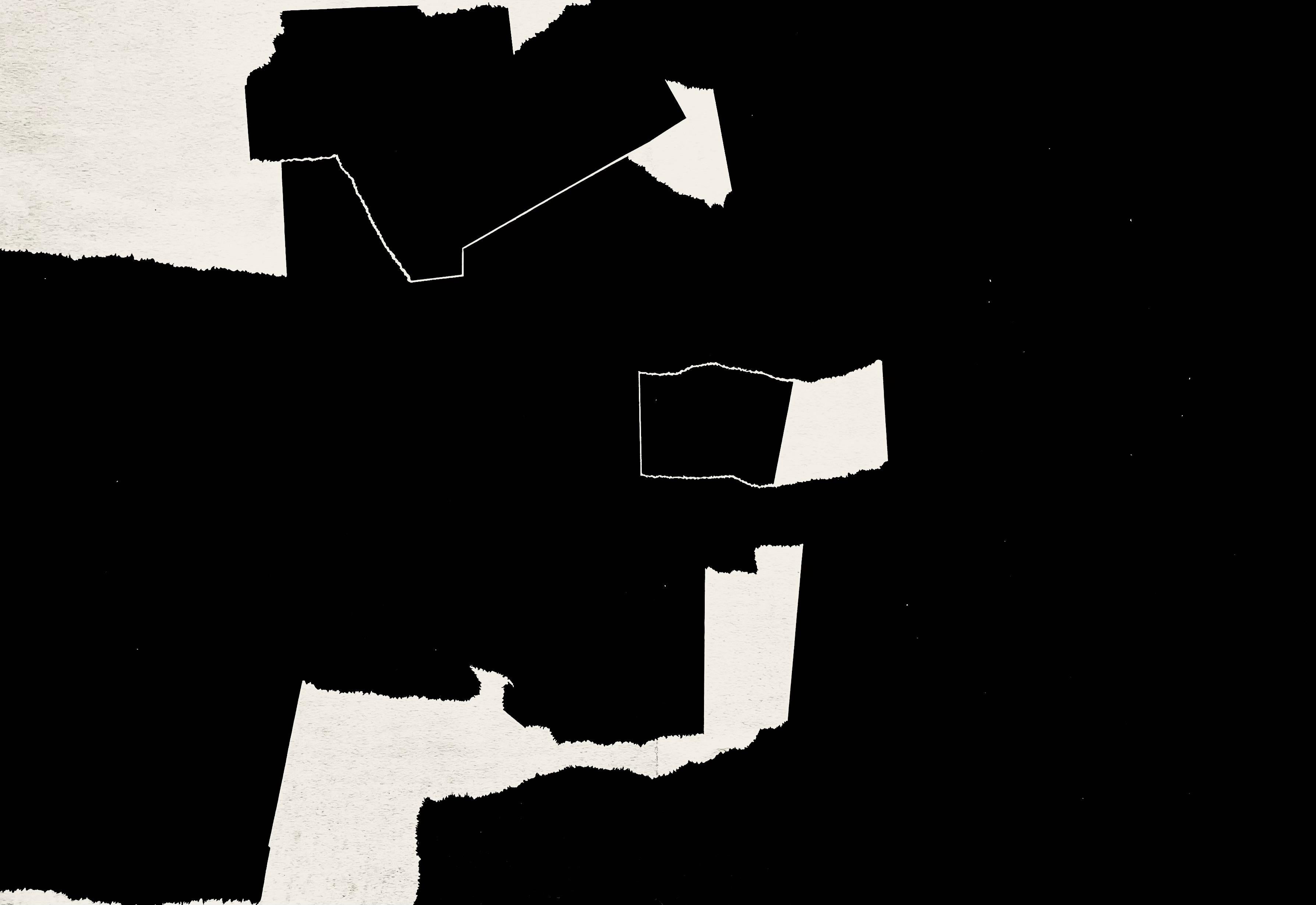 Abstract Print Eduardo Chillida - Chillida, Composition, Derrière le miroir (après)