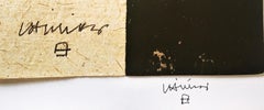 Chillida (signée à la main), de la collection Robert et Ruth Vogele