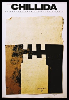 Used Chillida (Hand Signed), from the Robert and Ruth Vogele Collection