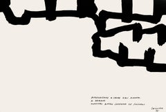 Chillida, l'Hommage à Georges Braque, Derrière le miroir (d'après)