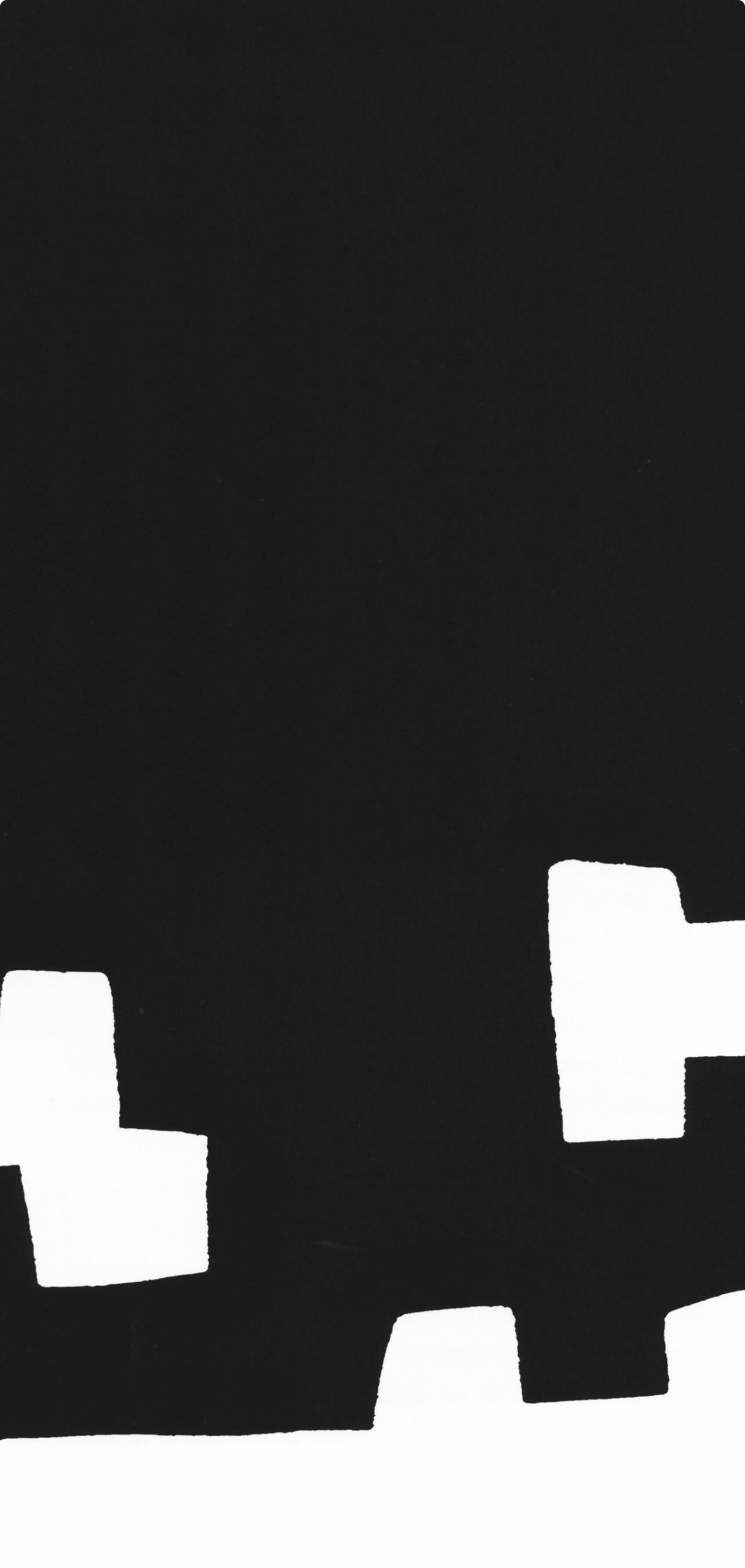 Composición, Homenaje a Aimé y Marguerite Maeght, Derrière le miroir - Print de Eduardo Chillida