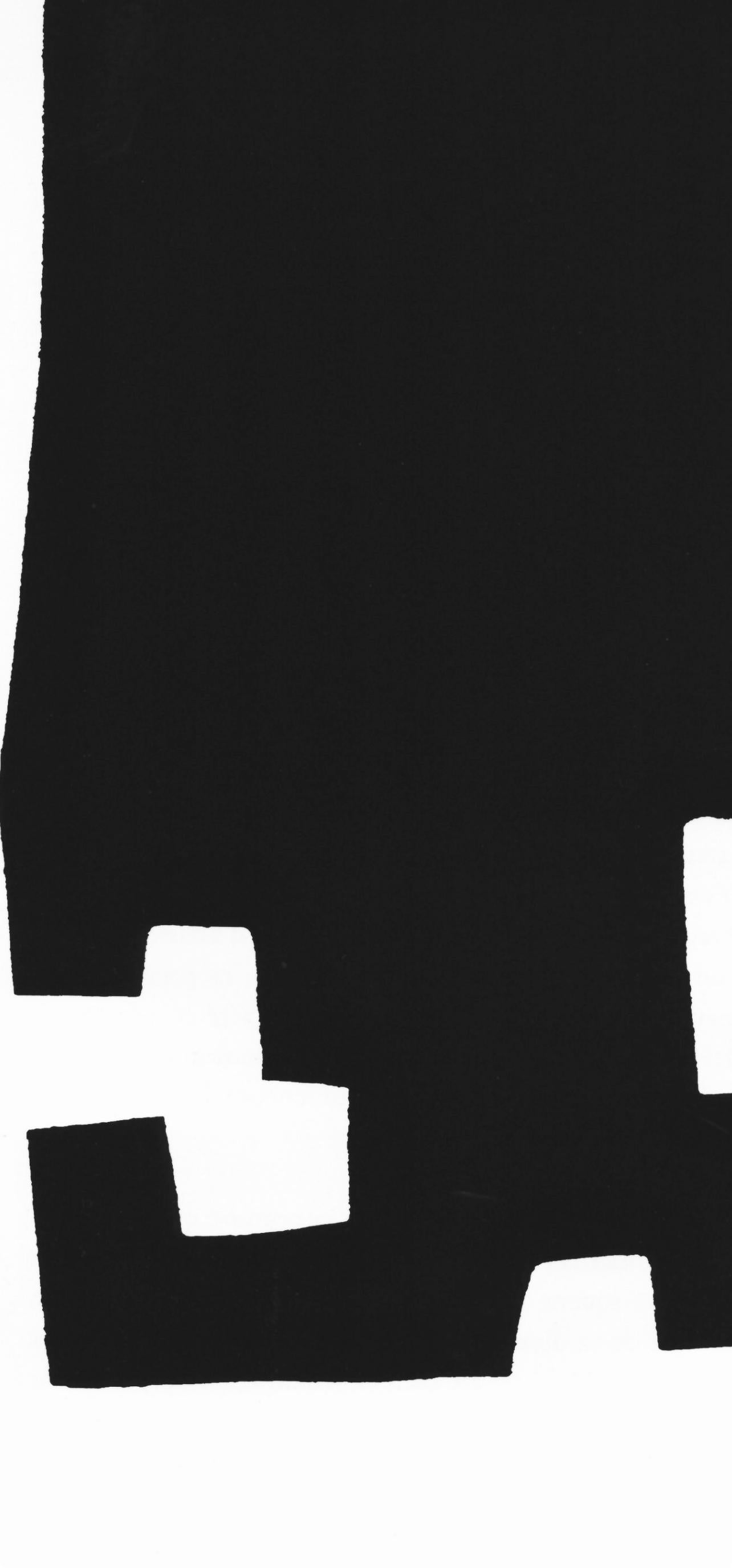 Composición, Homenaje a Aimé y Marguerite Maeght, Derrière le miroir - Print Moderno de Eduardo Chillida