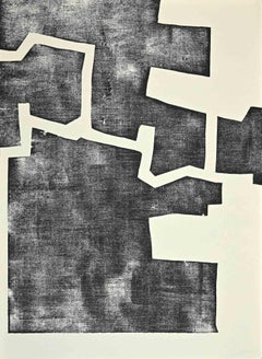 Composition - Original Lithograph by Eduardo Chillida - 1968