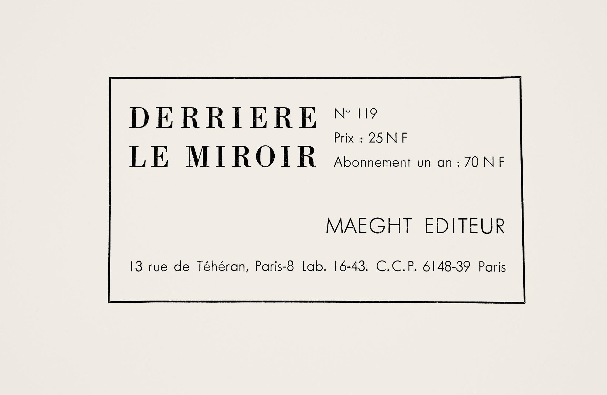 Corrélation, Derrière le miroir en vente 1