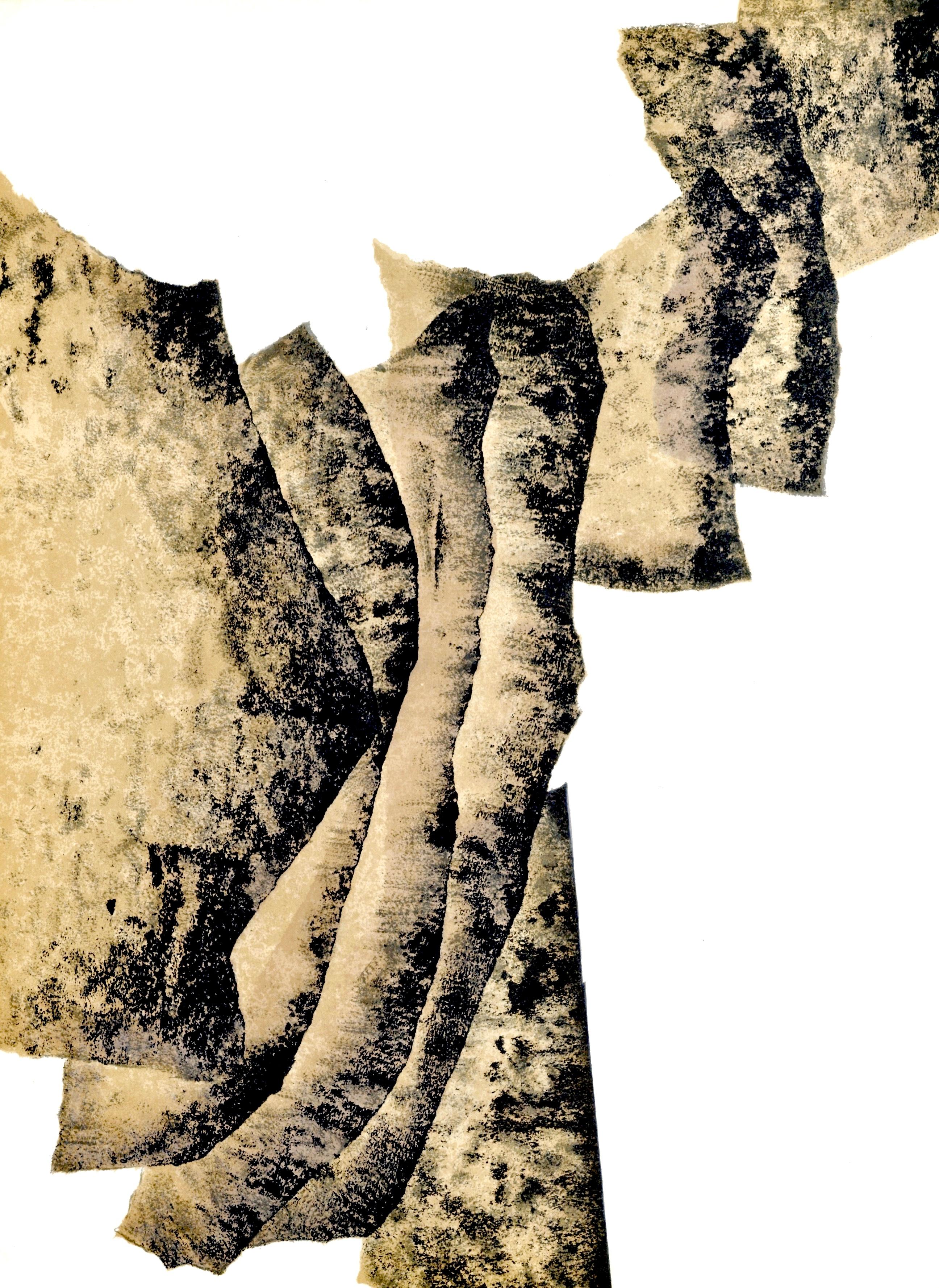 Landscape Print Eduardo Chillida - Corrélation, Derrière le miroir
