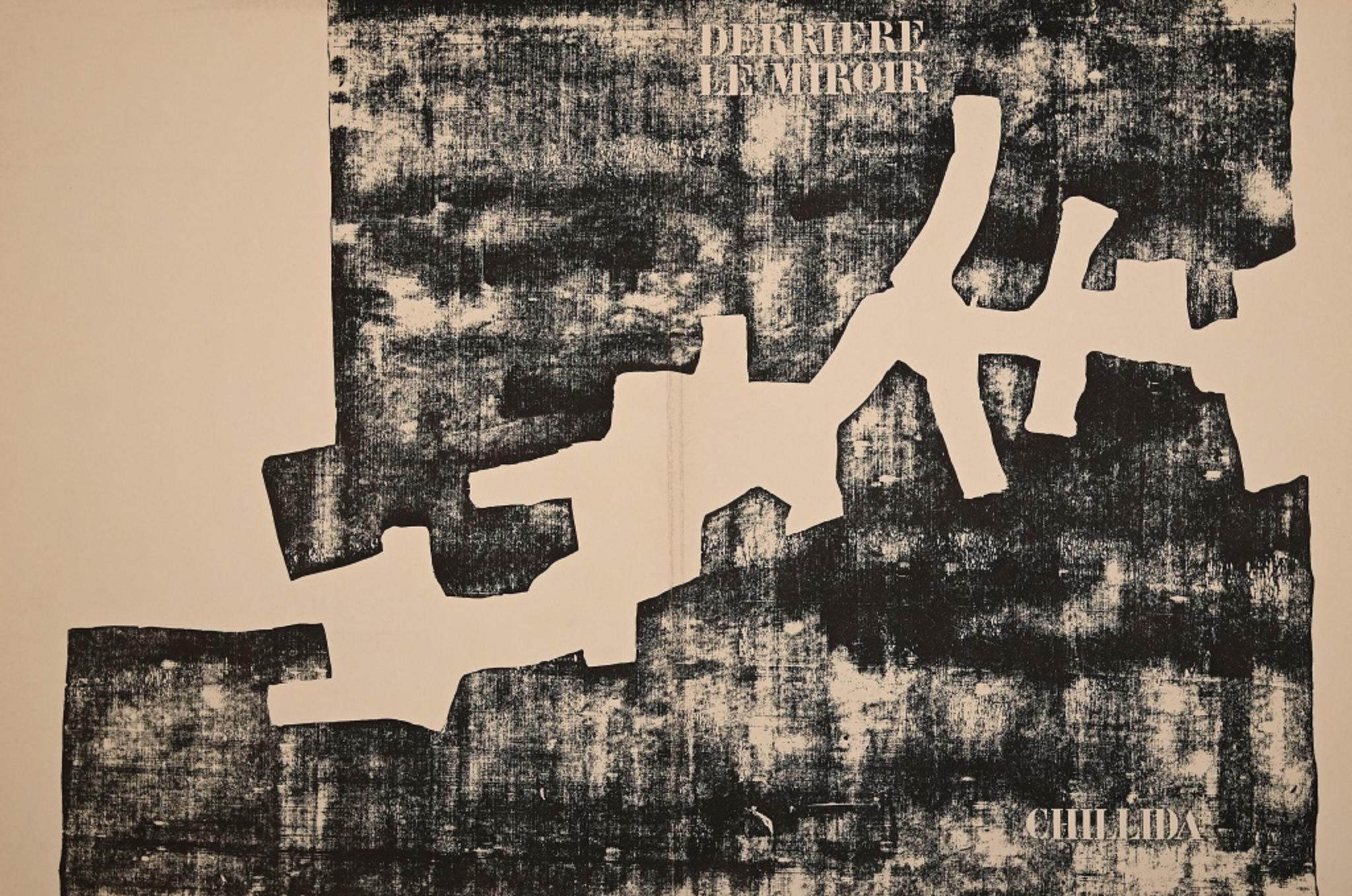 Cover for Derriere Le Miroir - Original Lithograph by Eduardo Chillida - 1968