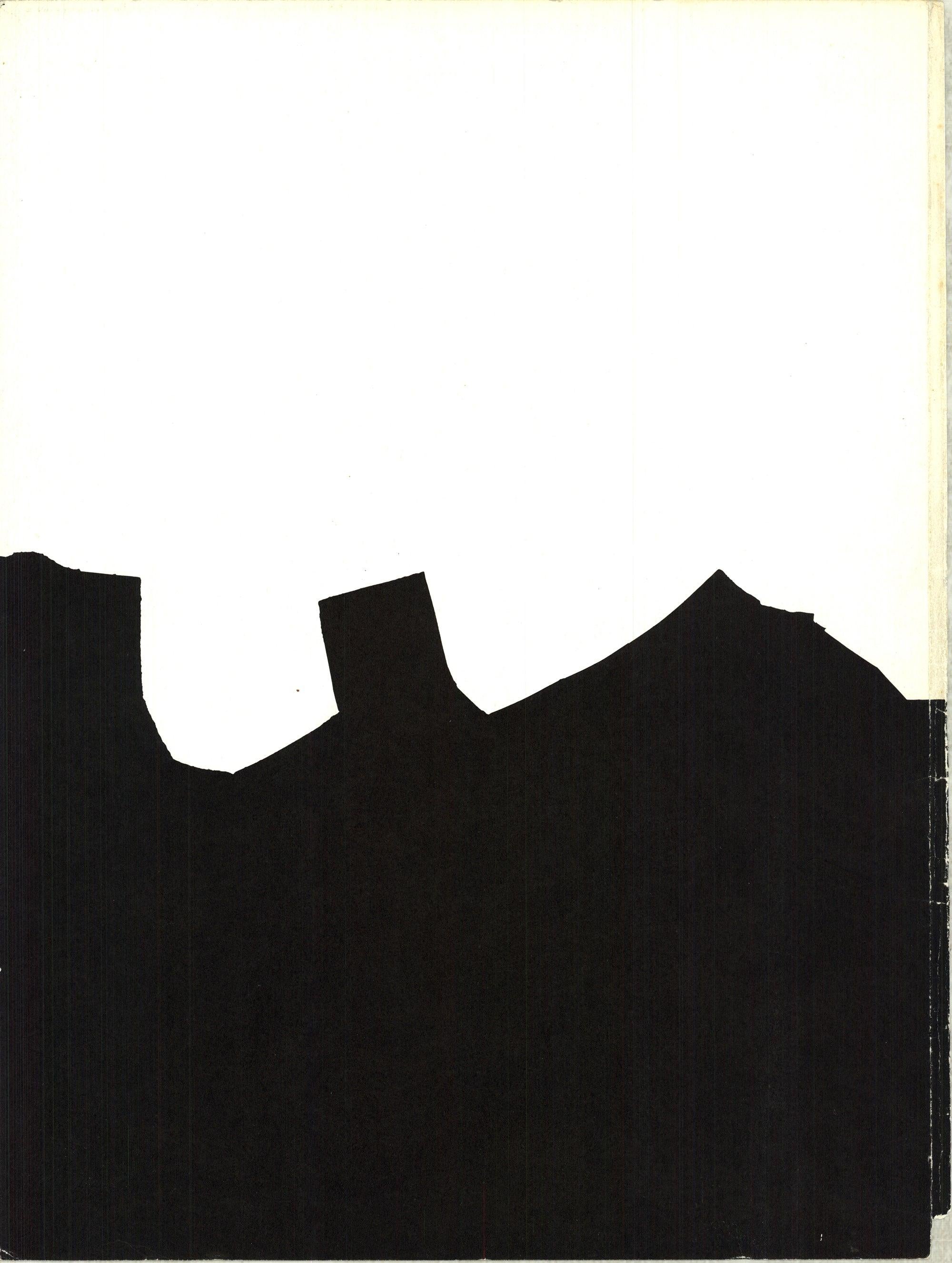 Abstract Print di Eduardo Chillida - Derriere Le Miroir n.204 Copertina posteriore