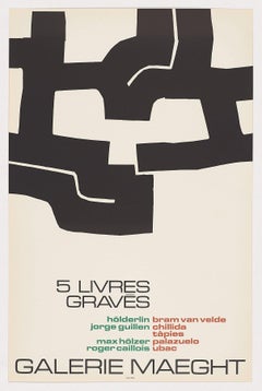 Eduardo Chillida Spanish Artist Original Unused Lithograph Poster