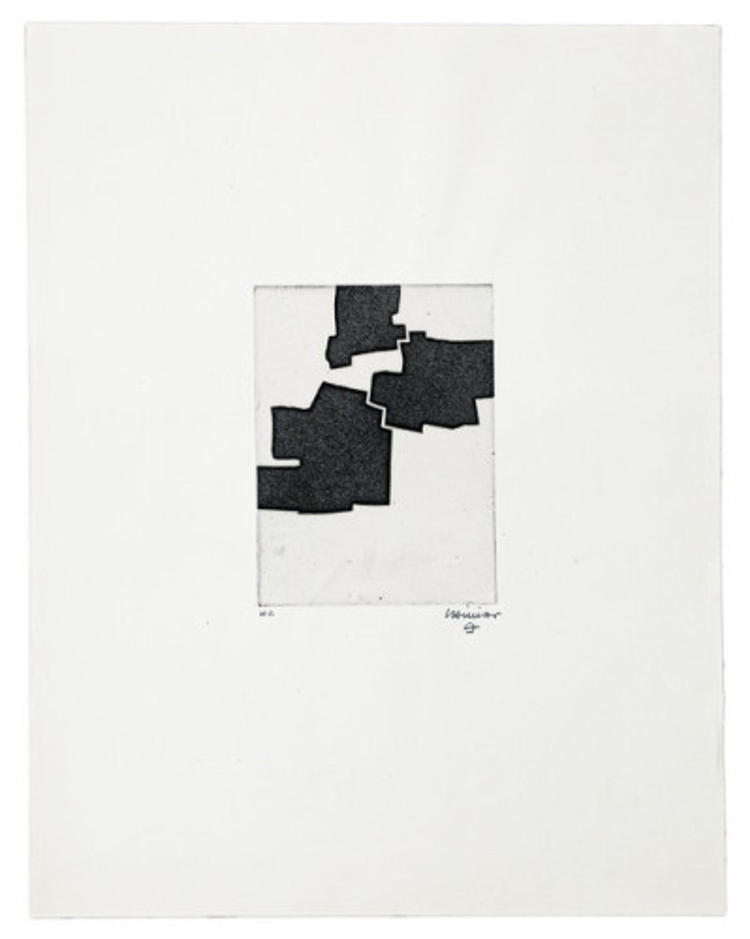 Gezna IV - Print by Eduardo Chillida