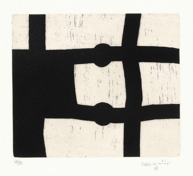 <i>Menturatu</i>, 1991, by Eduardo Chillida, offered by Le Coin des Arts