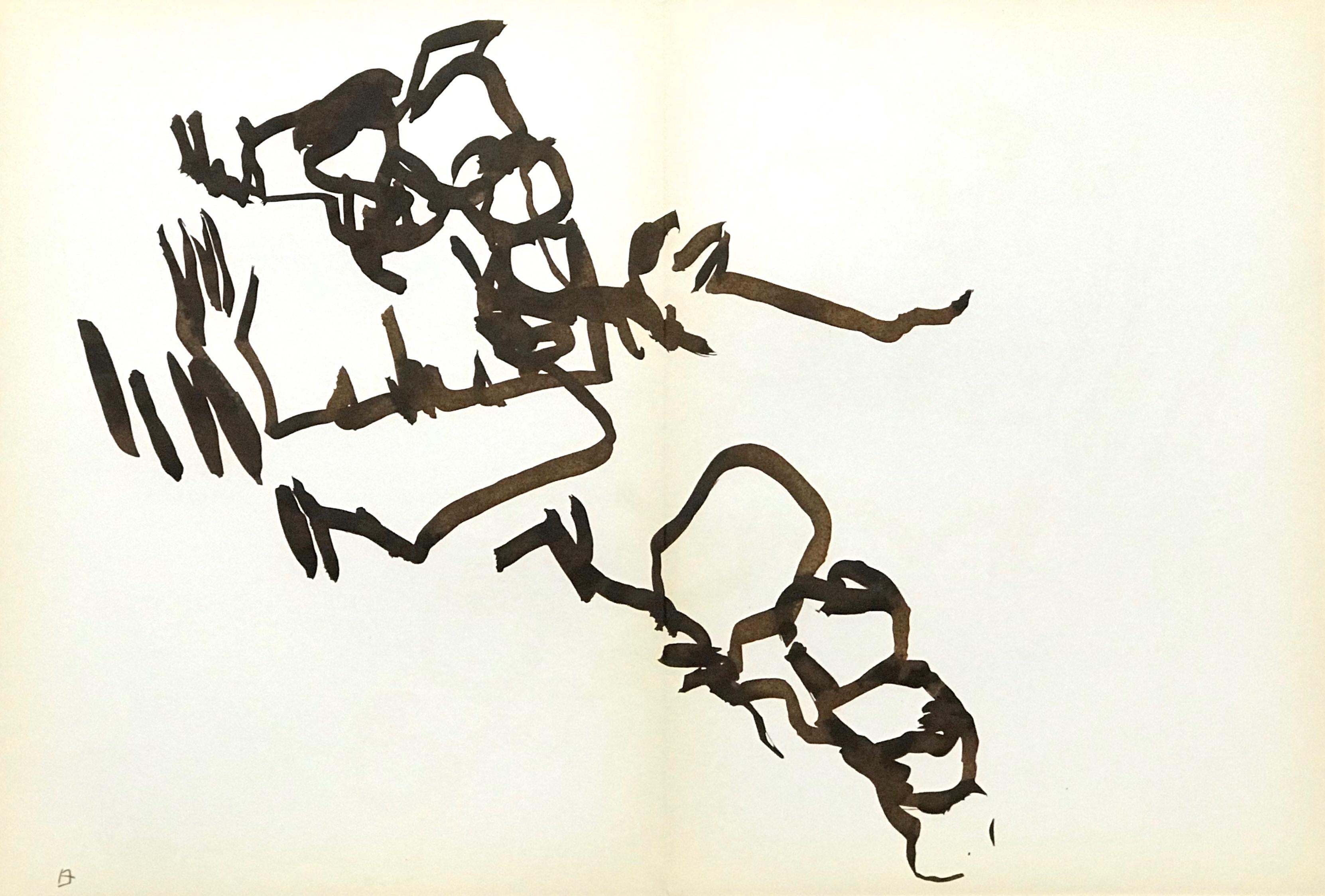 litografia originale - Print di Eduardo Chillida