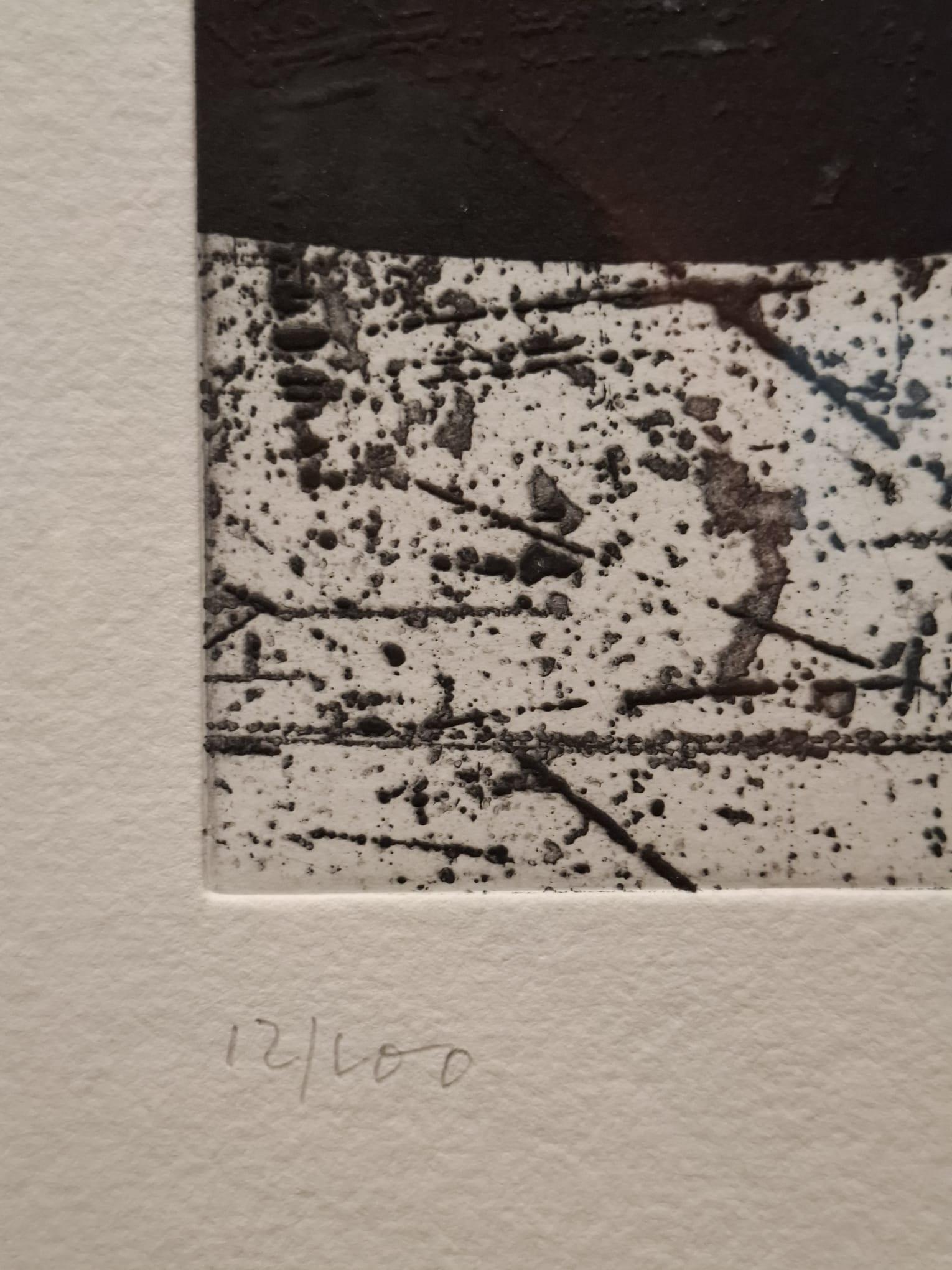 sans titre - Expressionnisme abstrait Print par Eduardo Chillida