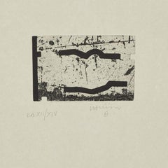 Spanish Artist signed limited edition original art print aquatint etching