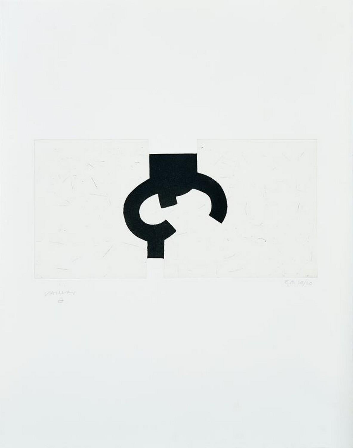 Eduardo Chillida Abstract Print - The Miracle of Fire 