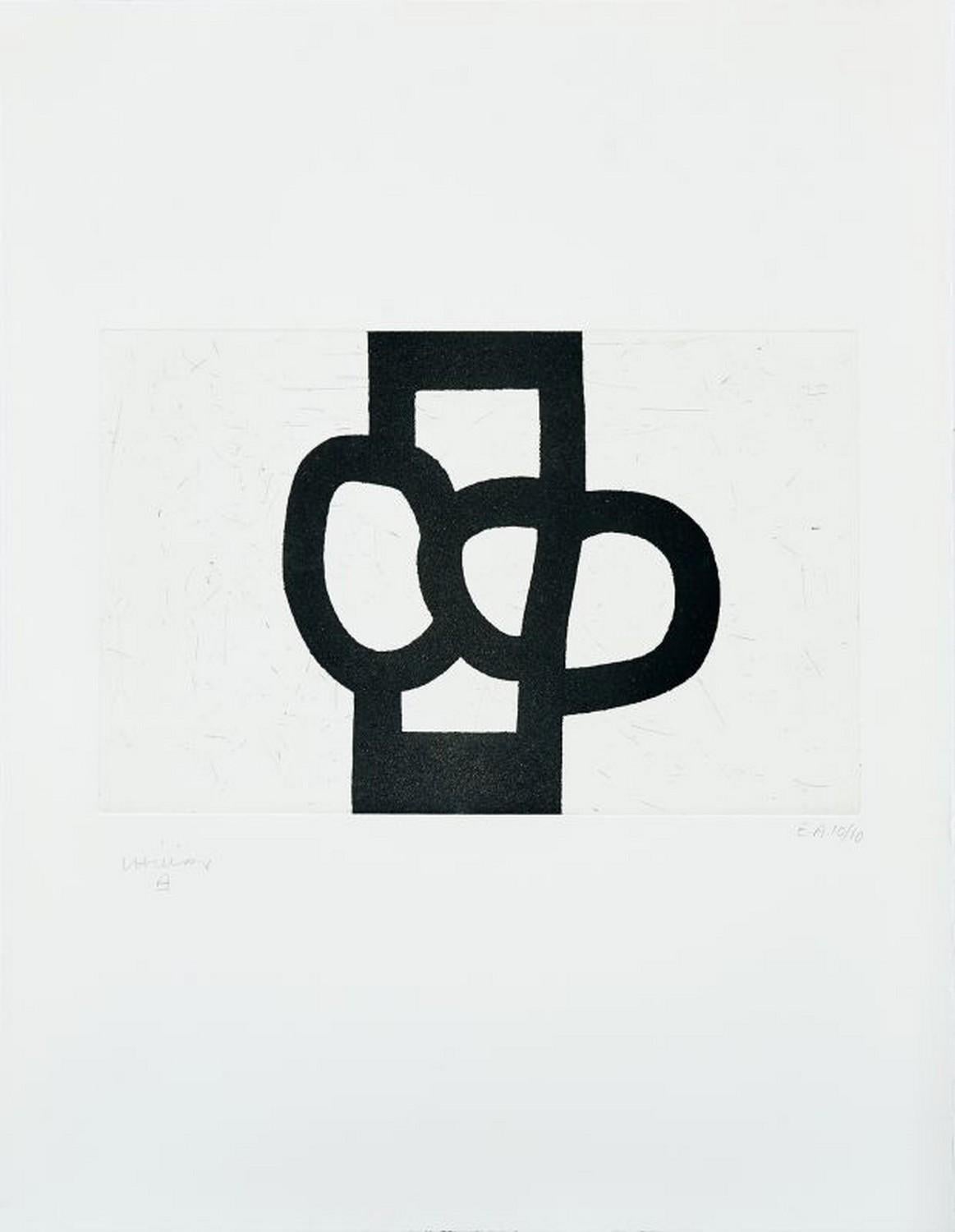 Eduardo Chillida Abstract Print - The Miracle of Fire 