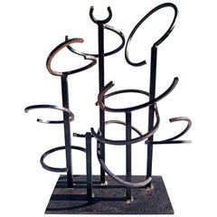 Escultura de hierro estilo Eduardo Chillida, años 60