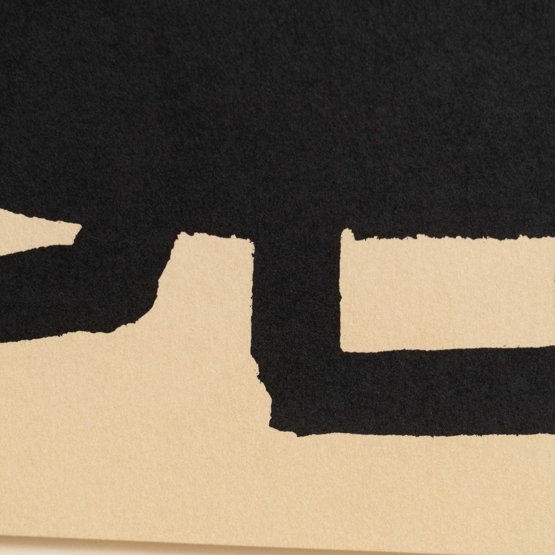 Odisea abstracta de Eduardo Chillida: Litografía 