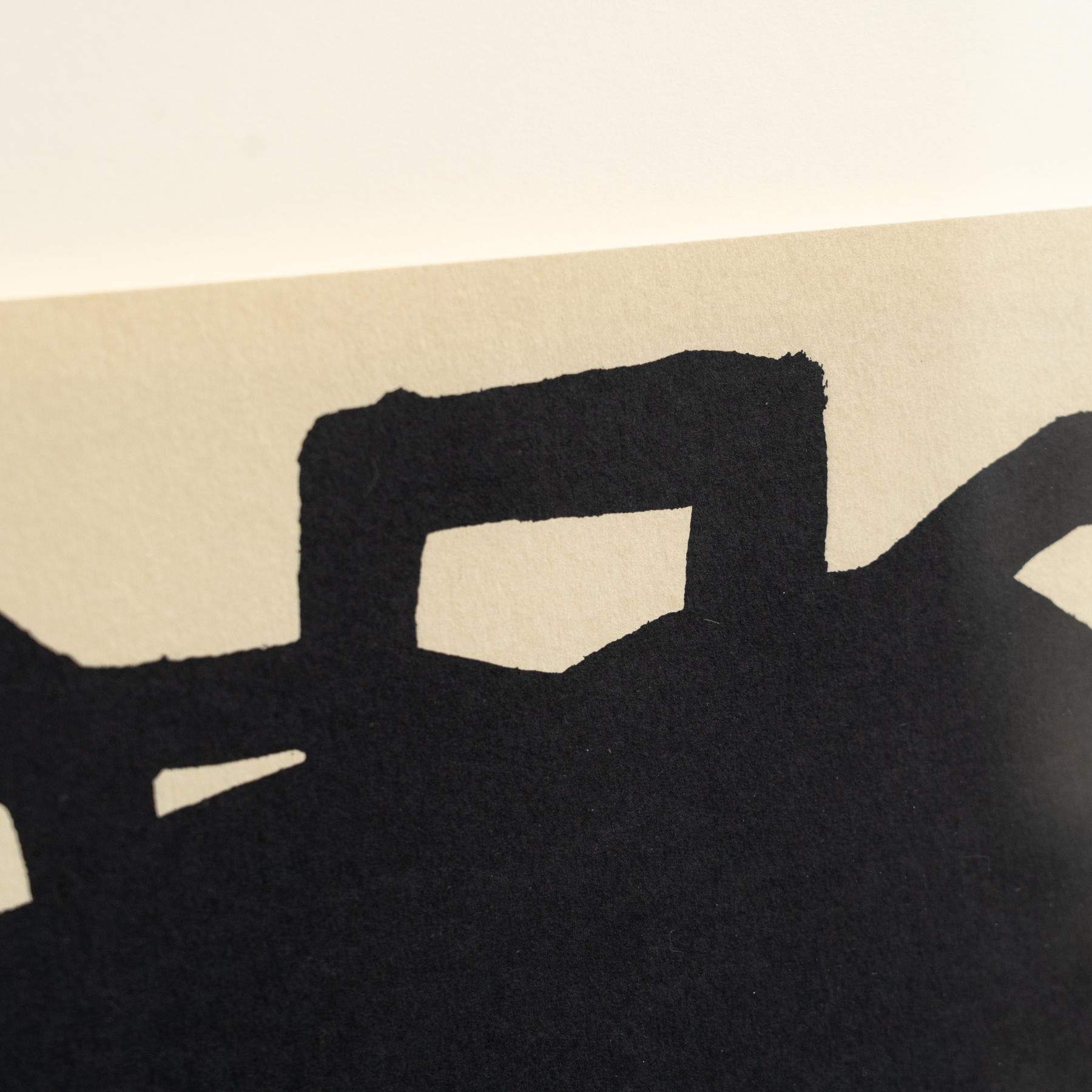 Odisea abstracta de Eduardo Chillida: Litografía 