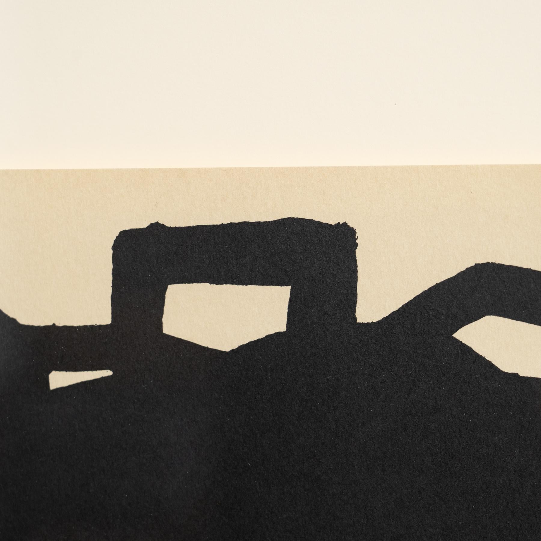 Carta Odissea astratta di Eduardo Chillida: litografia 