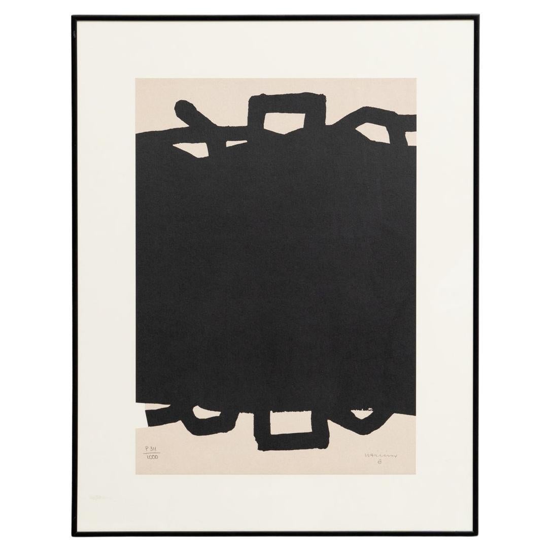 Eduardo Chillida's Abstract Odyssey: "Untitled" Lithography, 1999