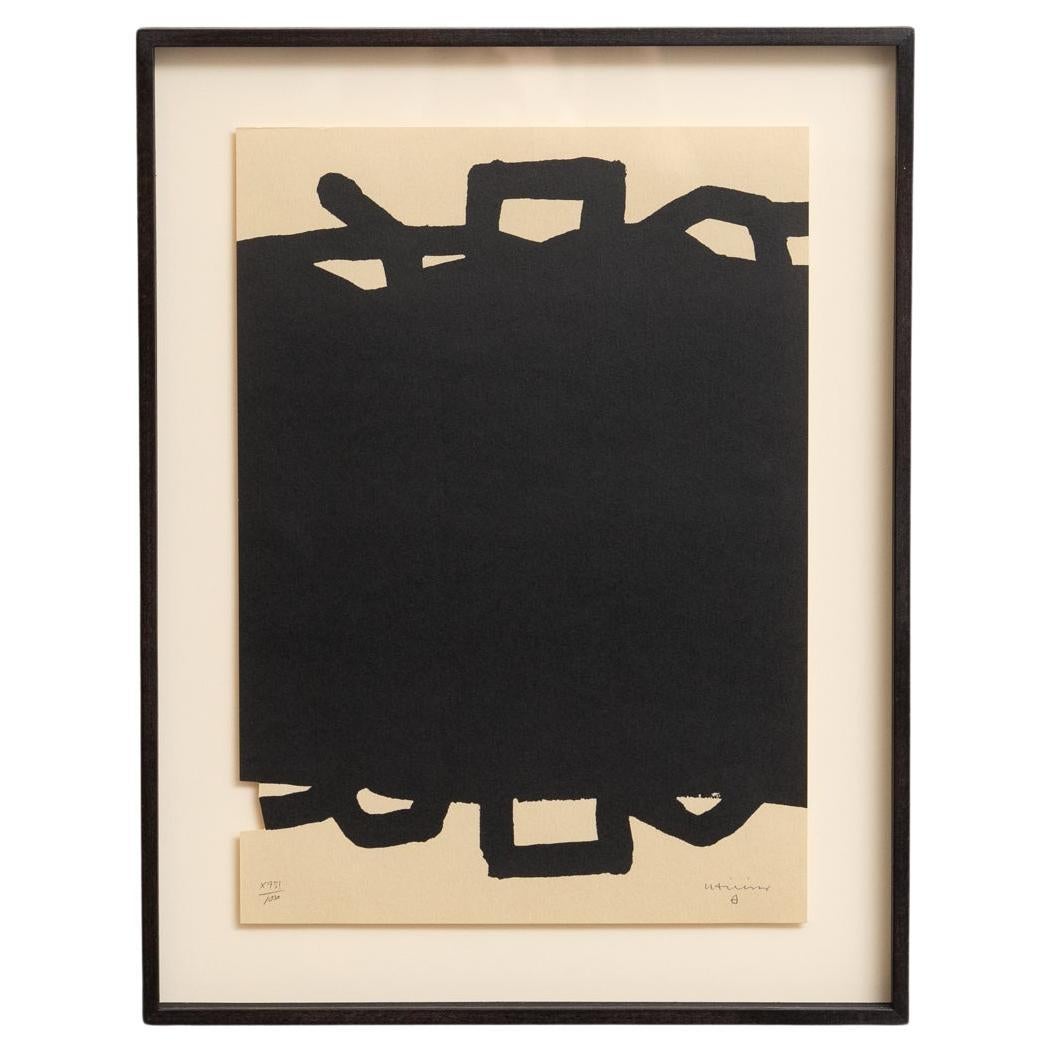 Eduardo Chillida's Abstract Odyssey: "Untitled" Lithography, 1999