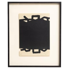 Odisea abstracta de Eduardo Chillida: Litografía "Sin título", 1999