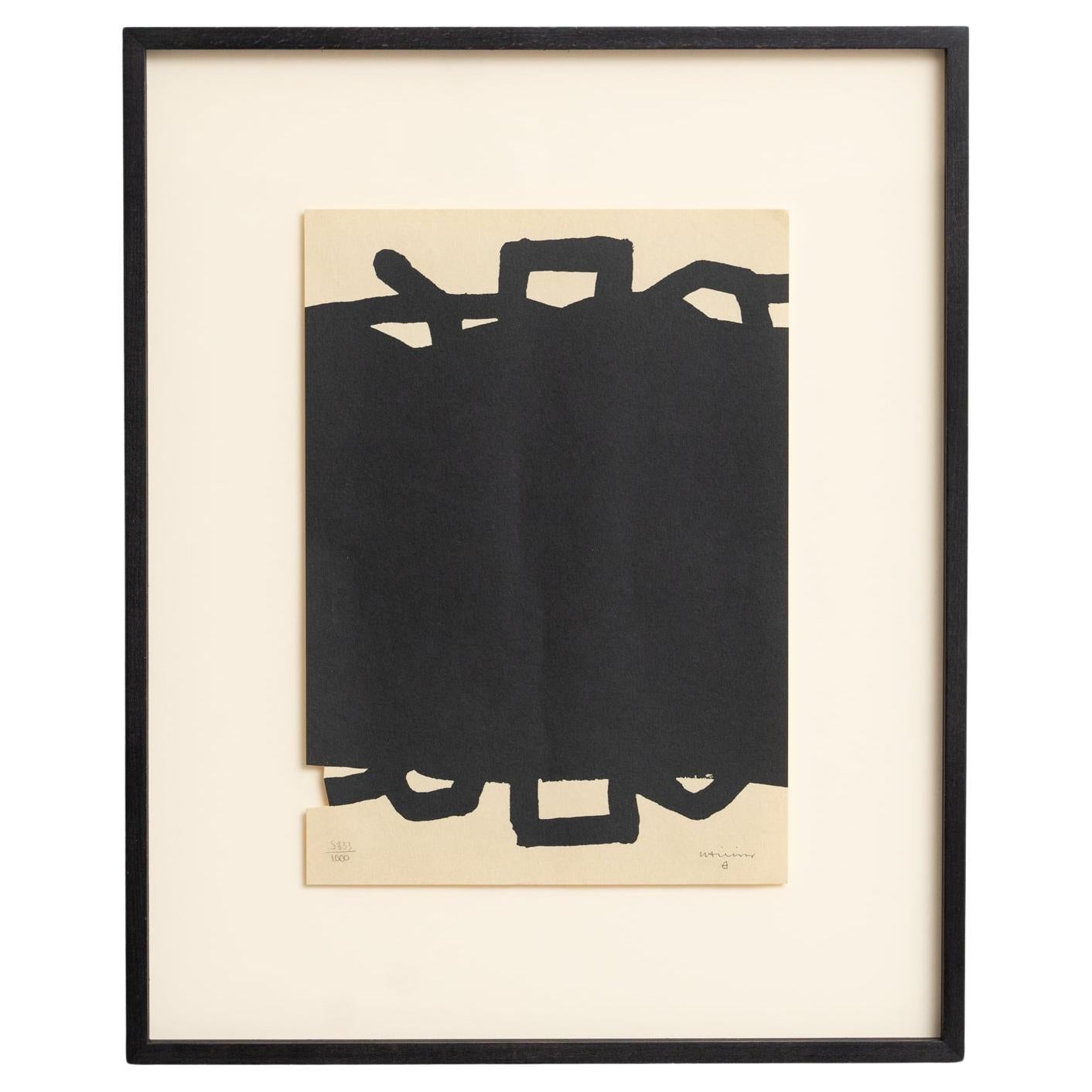 Odisea abstracta de Eduardo Chillida: Litografía "Sin título", 1999