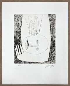 Choco,"Mother II, 2004, Etching 20x16 in