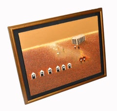 Eduardo Esquivel Los Antiguos 'The Ancients' Framed Acrylic Painting Wall Art