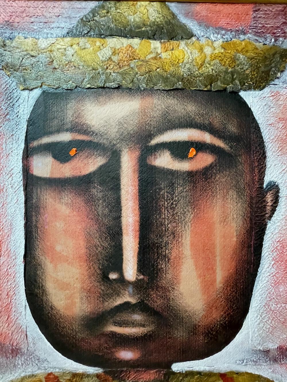 Un Chico cubista di campagna - Painting di Eduardo González Expósito