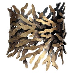 Handgefertigtes Armband „Coral reef“ aus Silber und Tumbaga von Romoherrera