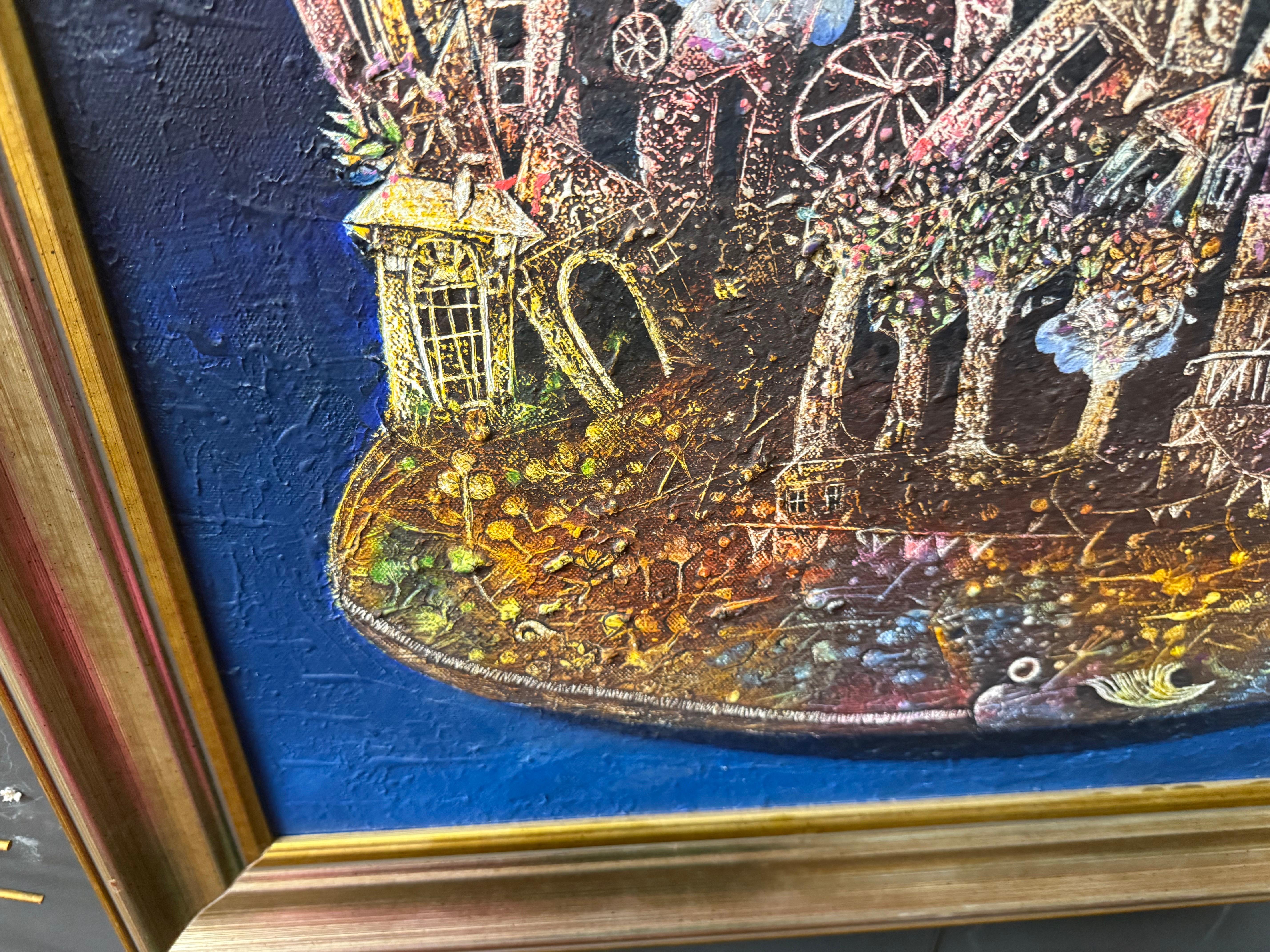 Eduardo Miguel Abela Torras Surrealist Öl auf Leinwand im Angebot 6