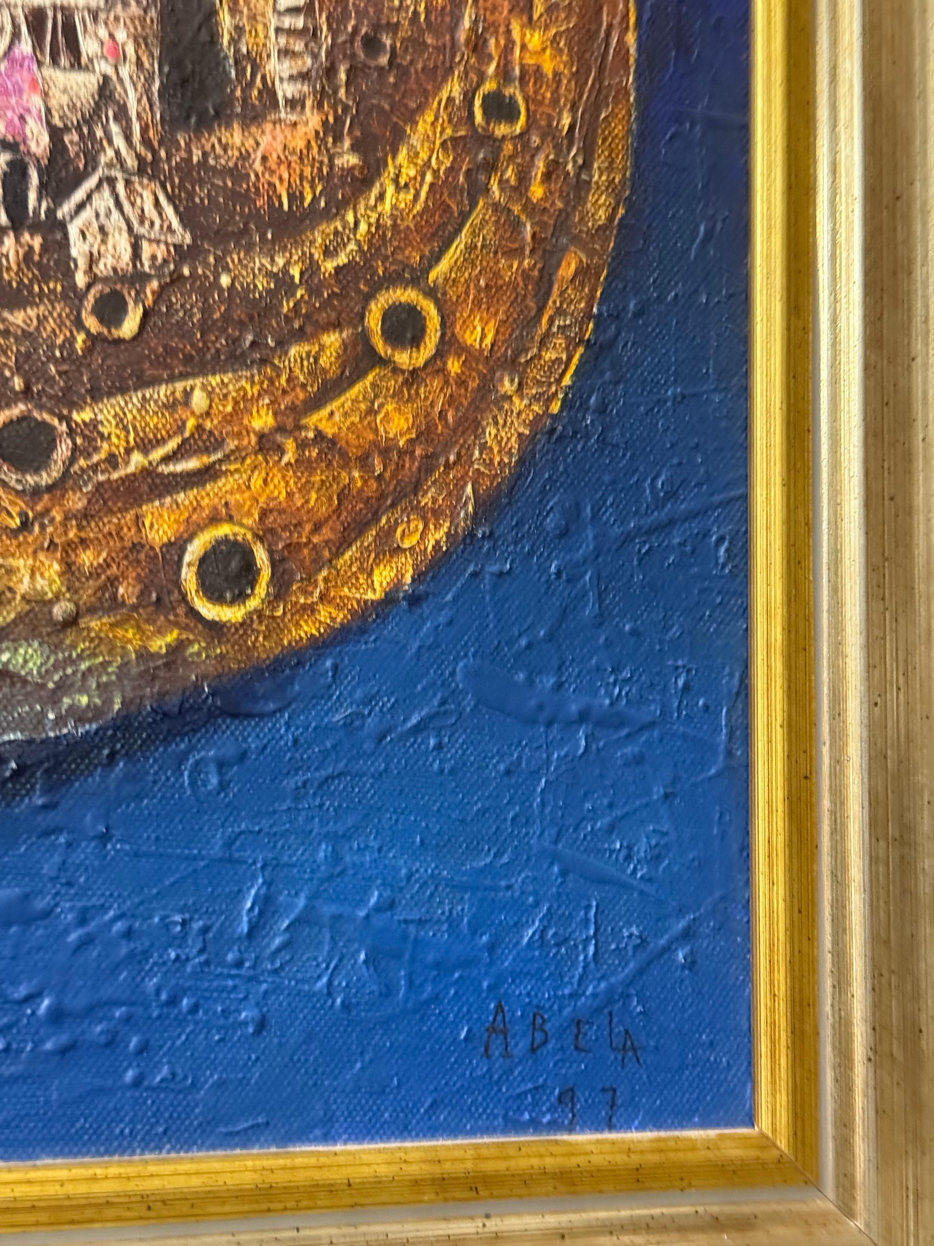 Eduardo Miguel Abela Torras Surrealist Öl auf Leinwand im Angebot 7