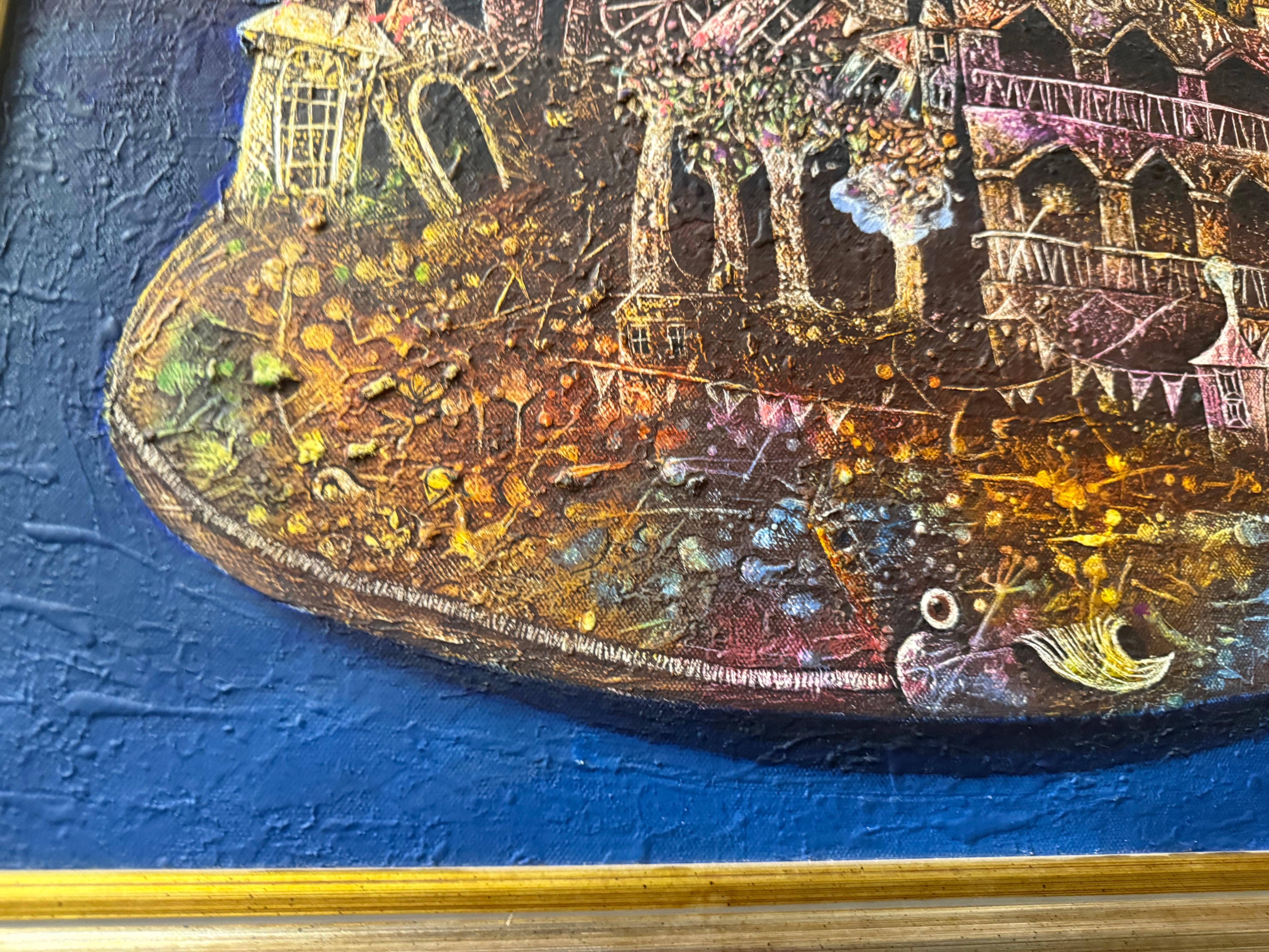 Eduardo Miguel Abela Torras Surrealist Öl auf Leinwand im Angebot 9