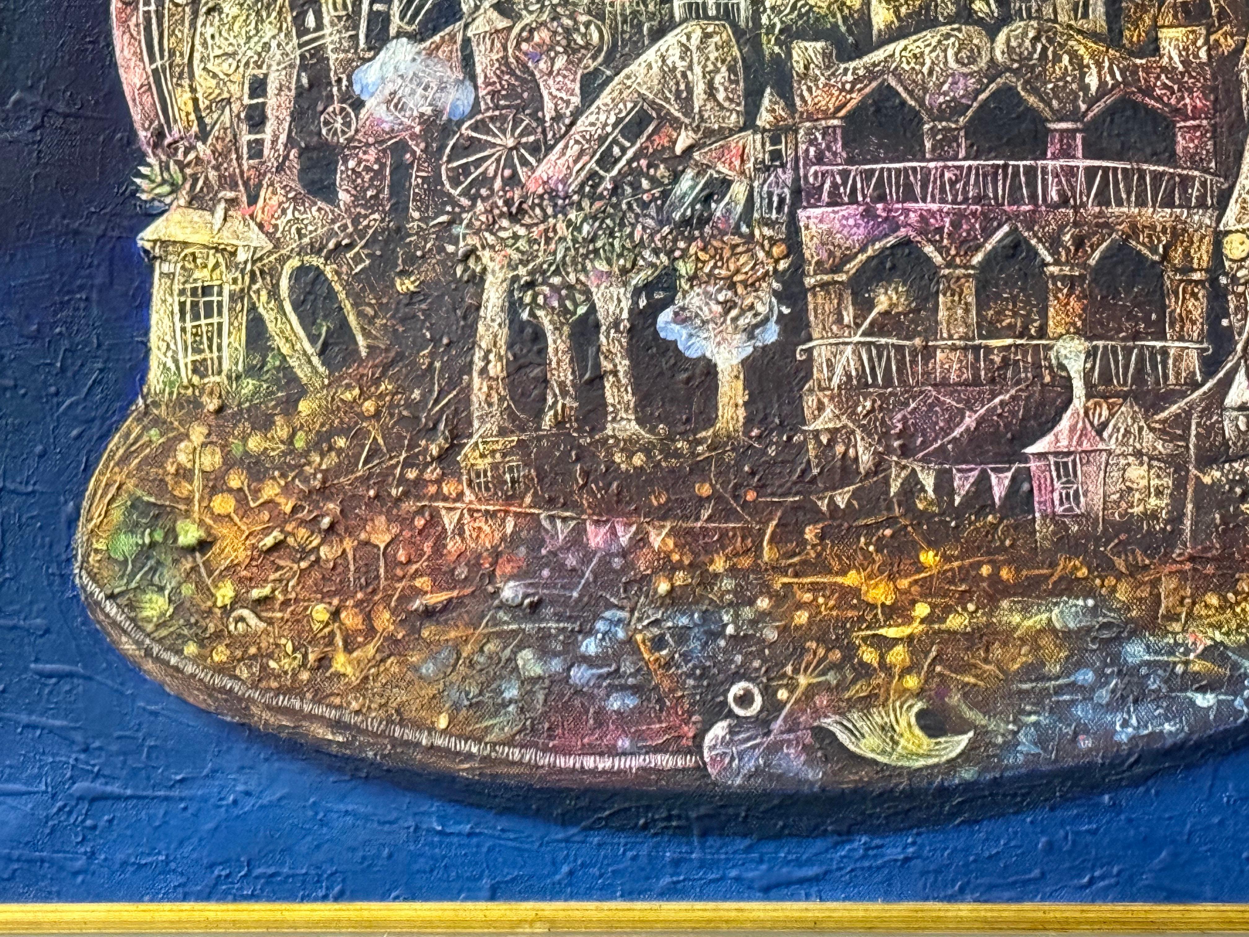 Eduardo Miguel Abela Torras Surrealist Öl auf Leinwand im Angebot 11