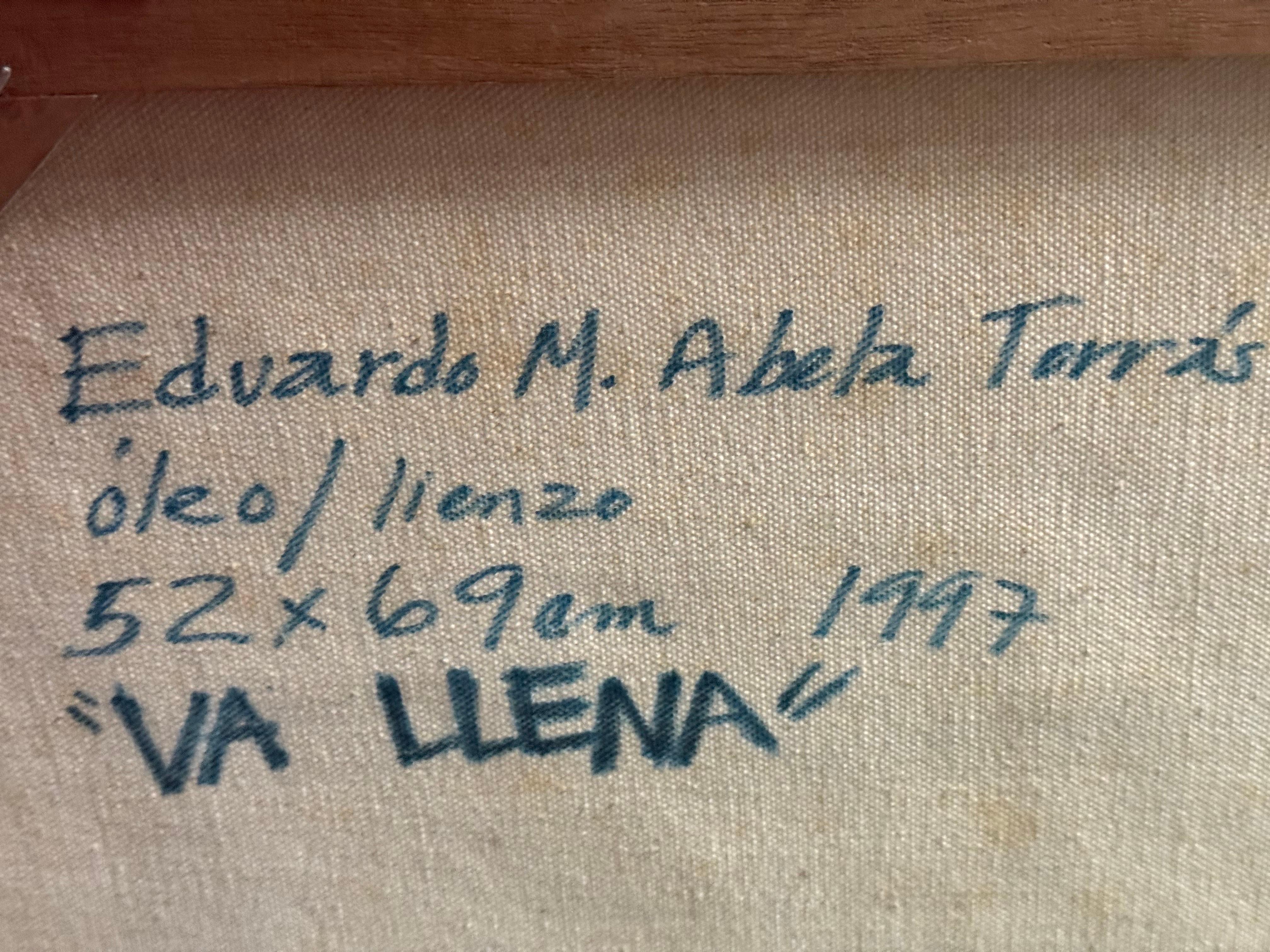 Eduardo Miguel Abela Torras Surrealist Öl auf Leinwand (Expressionismus) im Angebot