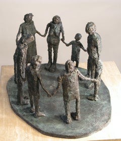 Circle of Friends Generations, bronze sculpture family friends