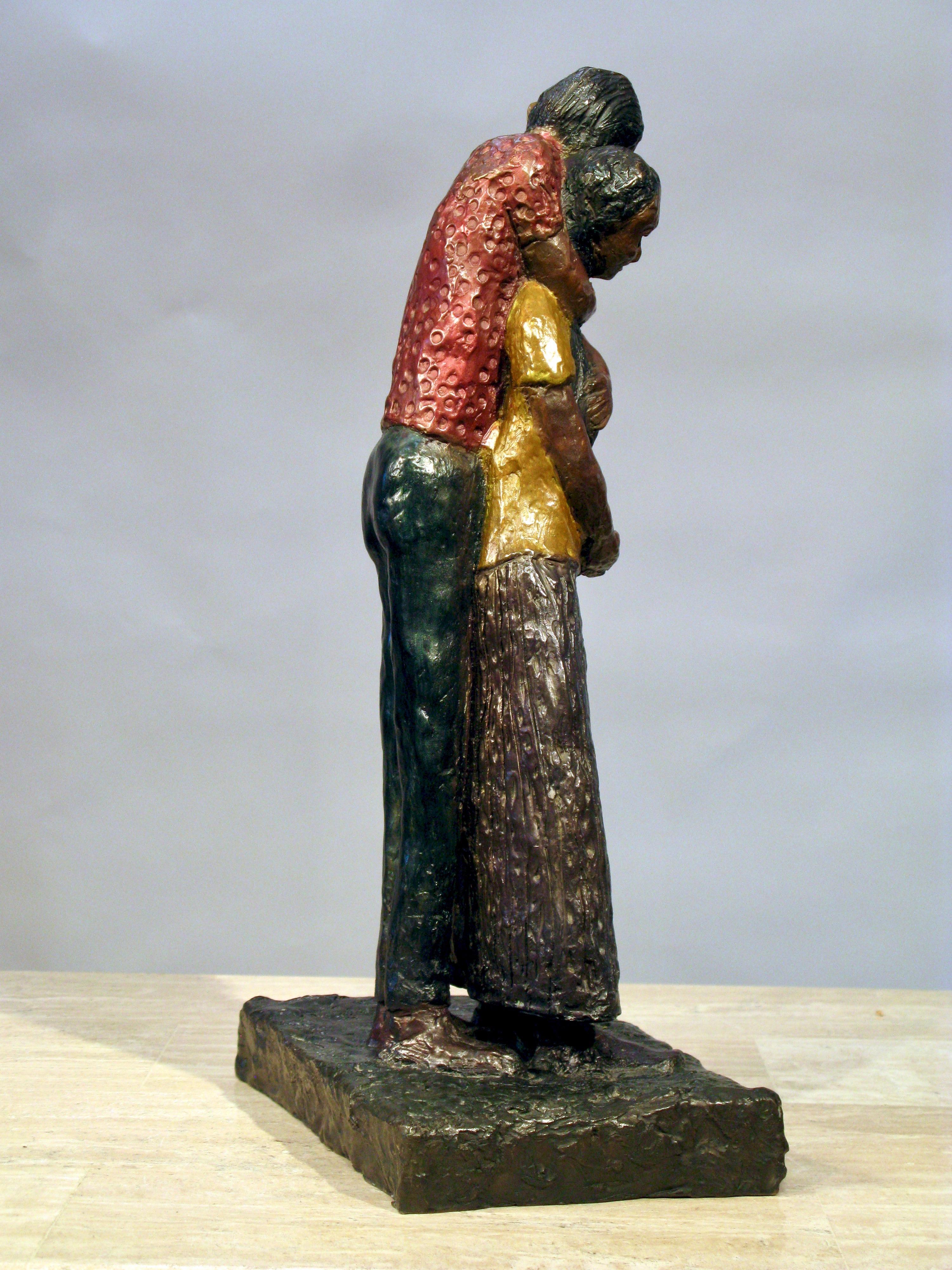 bronze couple figurines