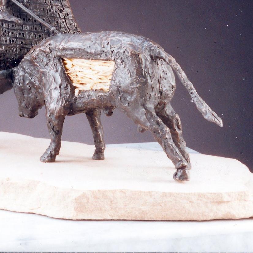 El Picador - Or Figurative Sculpture par Eduardo Oropeza