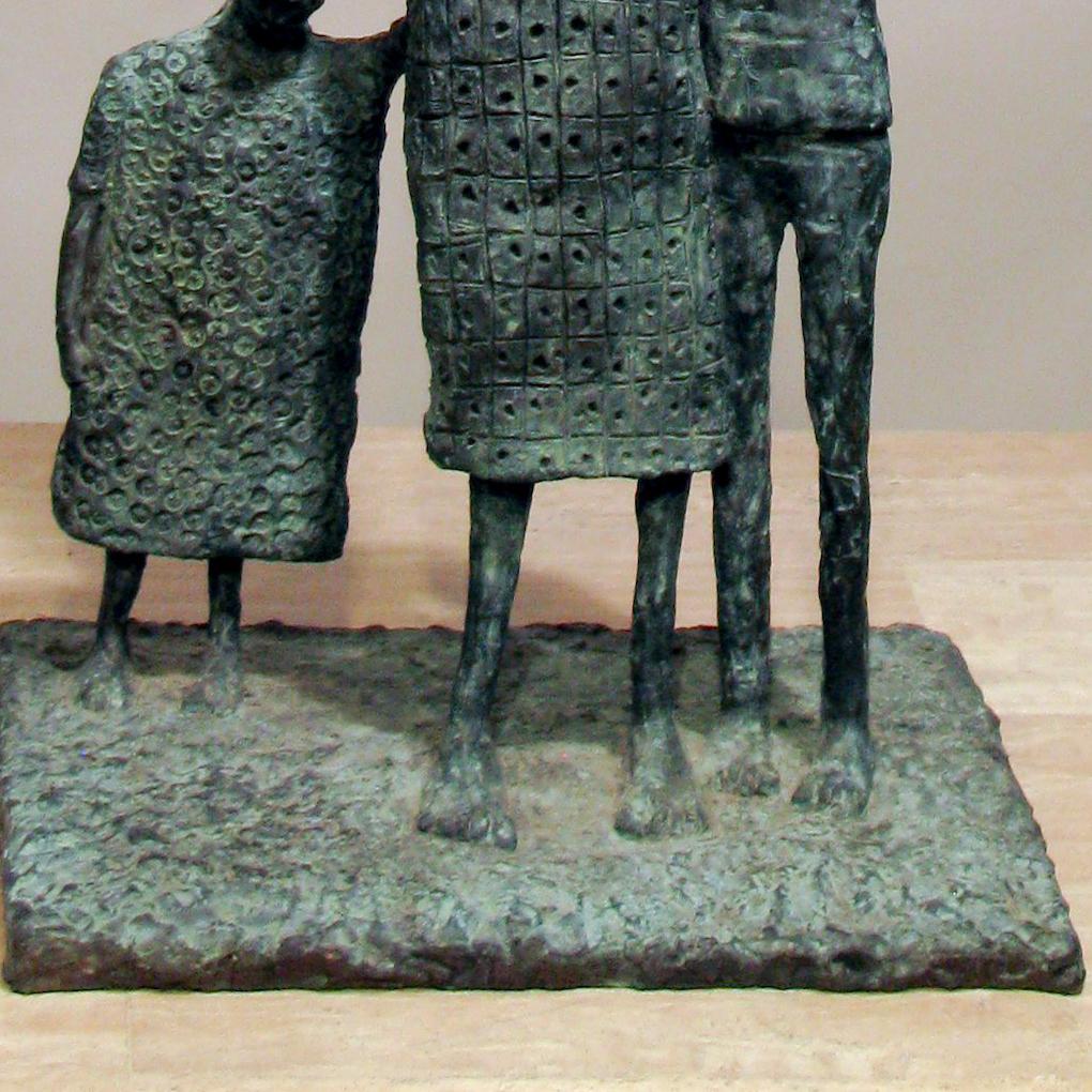 Leche by Eduardo Oropeza, limited bronze edition 25 , children, baby, mother, sculpt
Contact the gallery for information about availability and ordering times from the foundry.

Sculptor, painter, printmaker, & photographer, Eduardo Oropeza remains