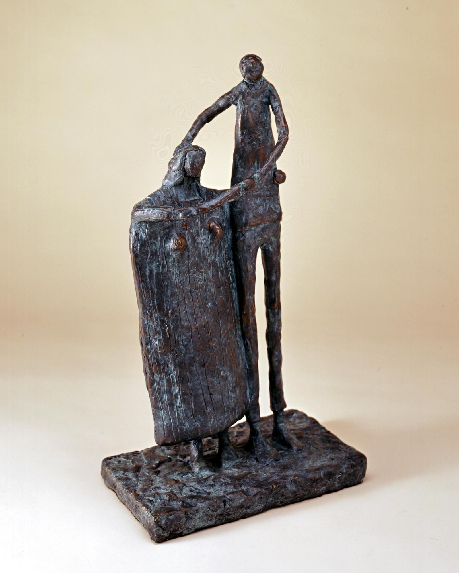 Lovers of Chimayo von Eduardo Oropeza, Bronzeskulptur, Paar, Auflage im Angebot 1