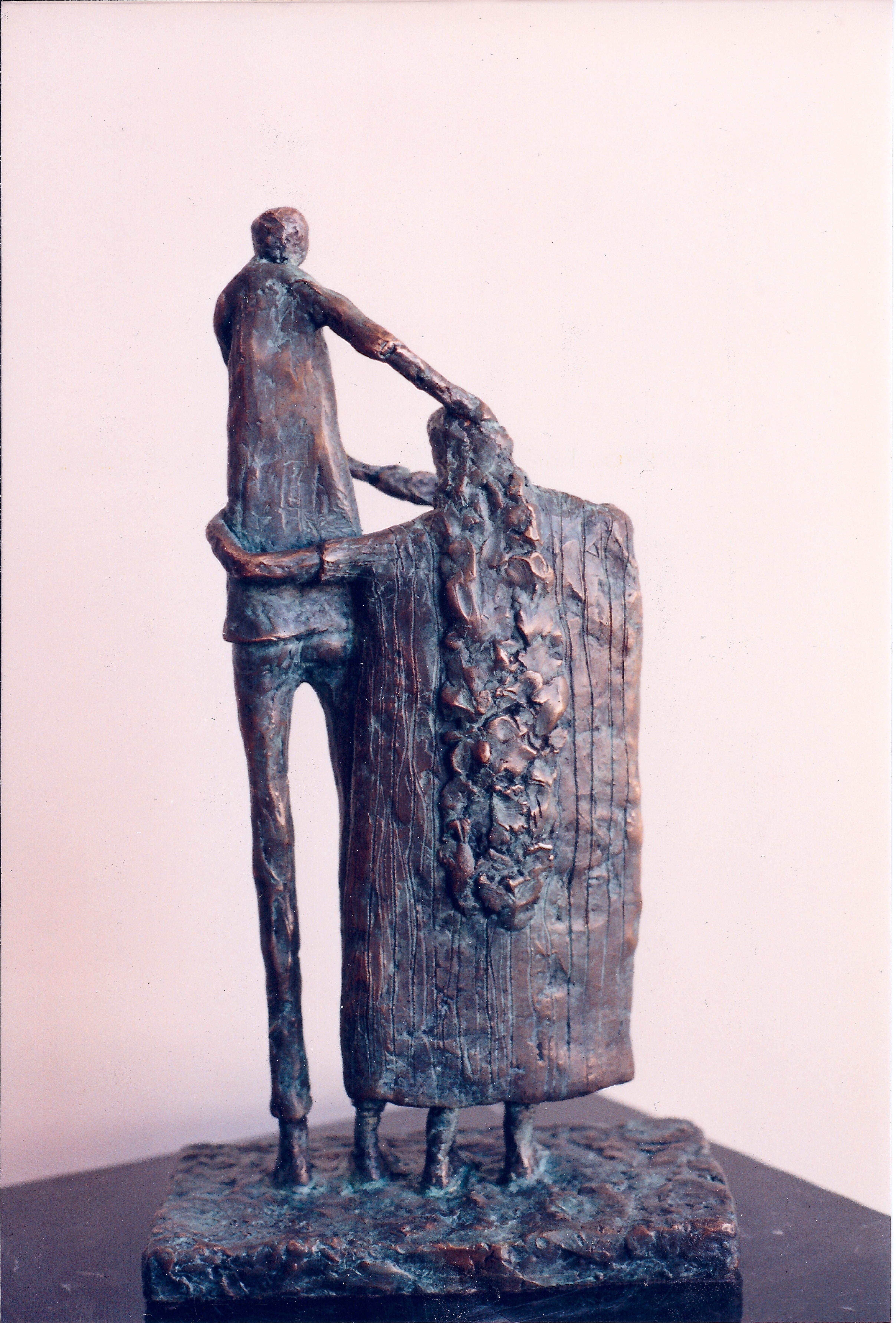 Lovers of Chimayo von Eduardo Oropeza, Bronzeskulptur, Paar, Auflage im Angebot 2